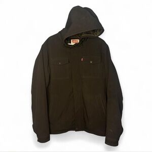 Levi's Dark Hooded Jacket for Men